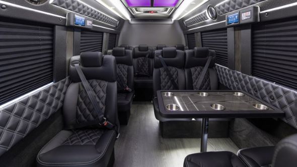 15 passenger sprinter van interior portland