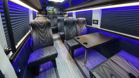 18 passenger sprinter van interior gresham