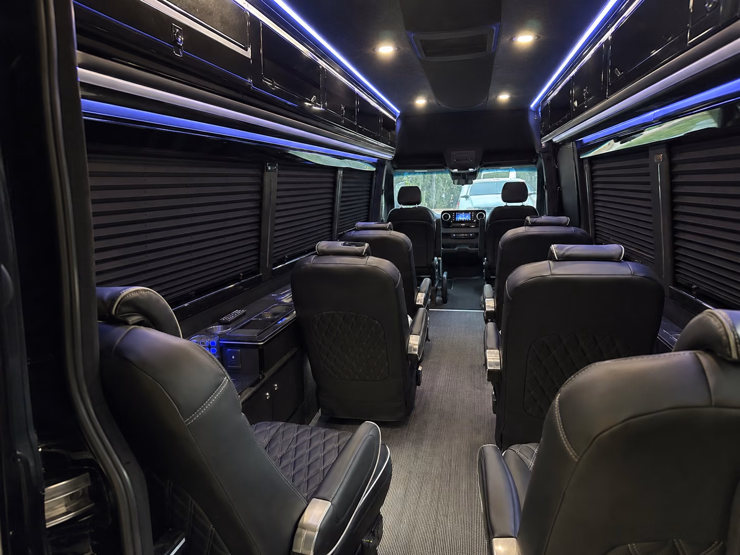 12 passenger sprinter van interior