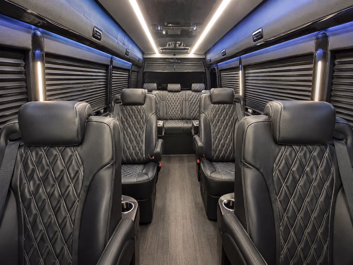 portland 10 passenger sprinter van interior