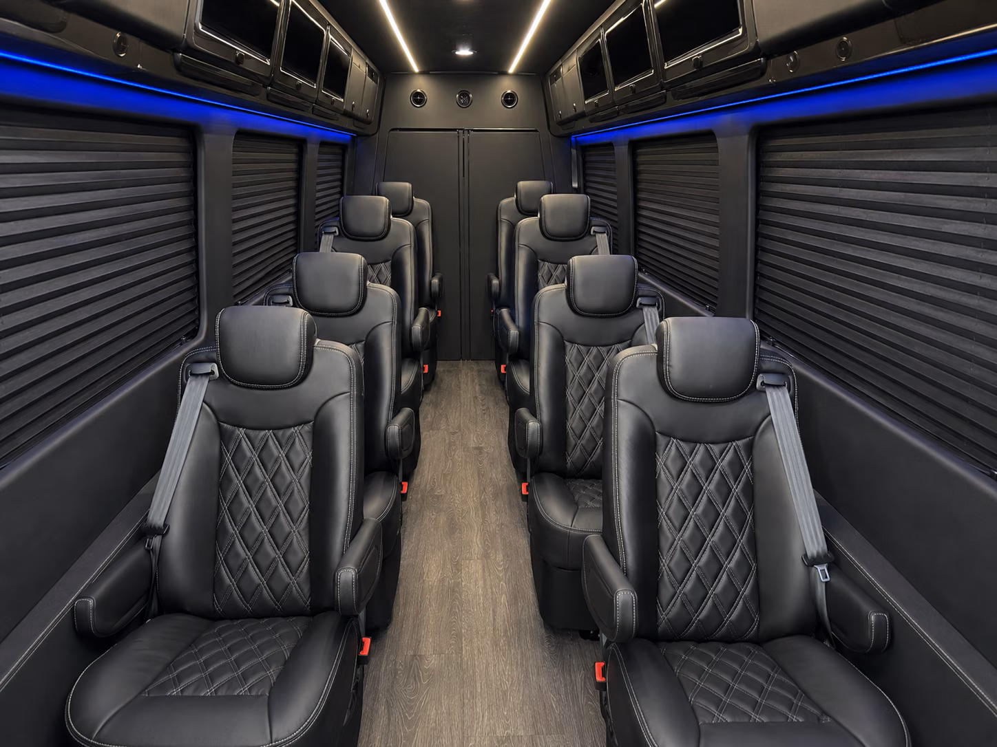 portland 15 passenger sprinter van inside