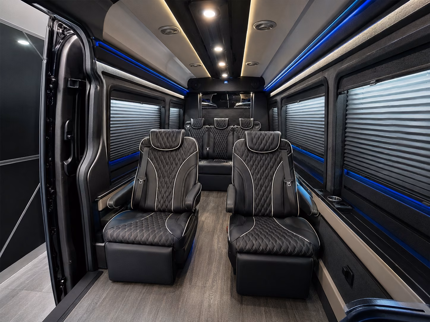 portland 20 passenger sprinter van interior