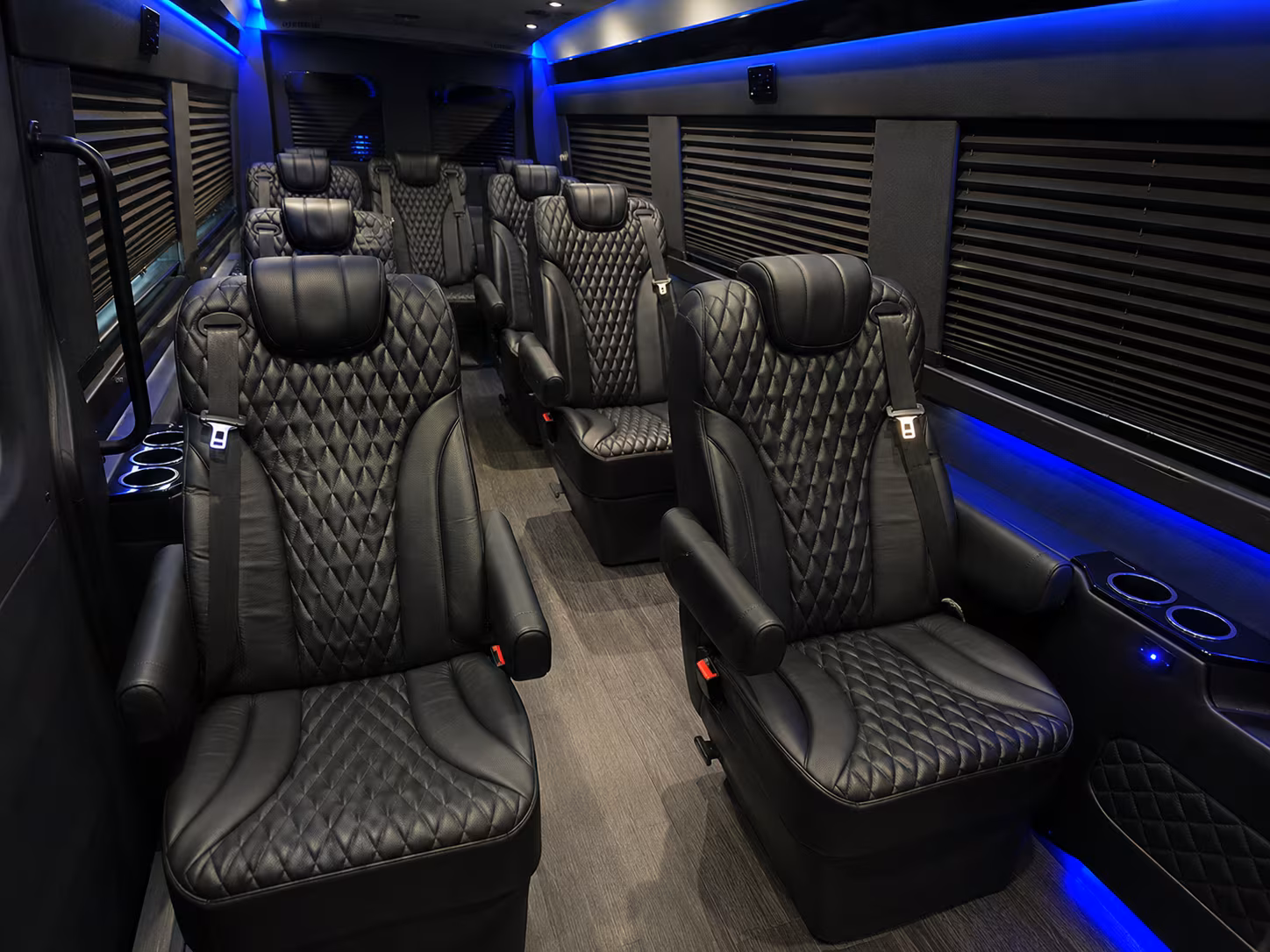 portland 8 passenger sprinter van inside