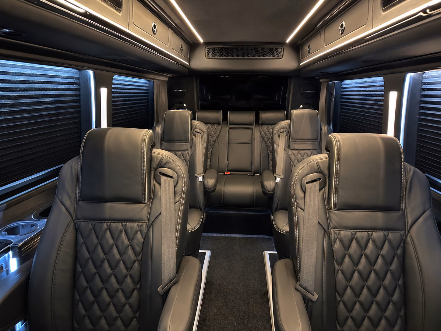 portland 8 passenger sprinter van interior